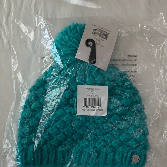 Spyder GIRLS BRRR BERRY HAT Baltic (Aqua) - Picture 10 of 10